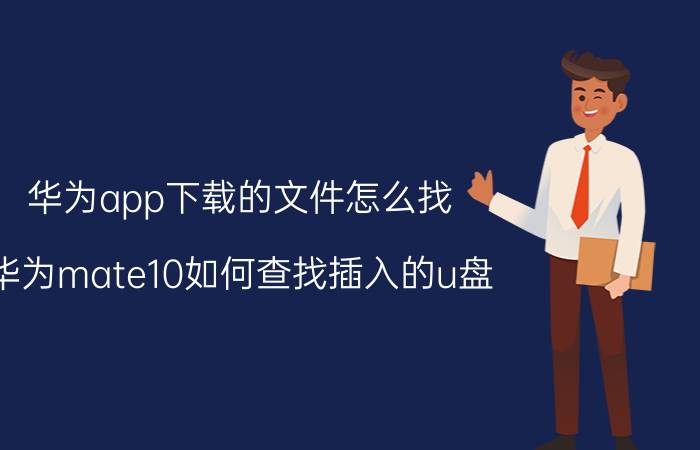 华为app下载的文件怎么找 华为mate10如何查找插入的u盘？